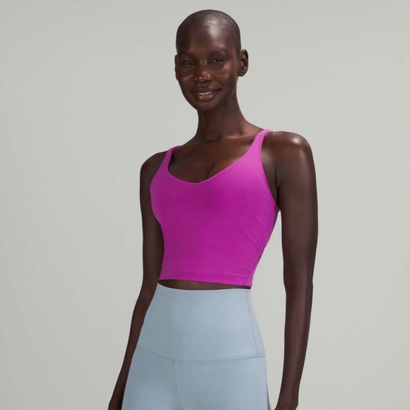 Lululemon Align Crop Tank Top Sz4 purple NWT - Picture 1 of 11
